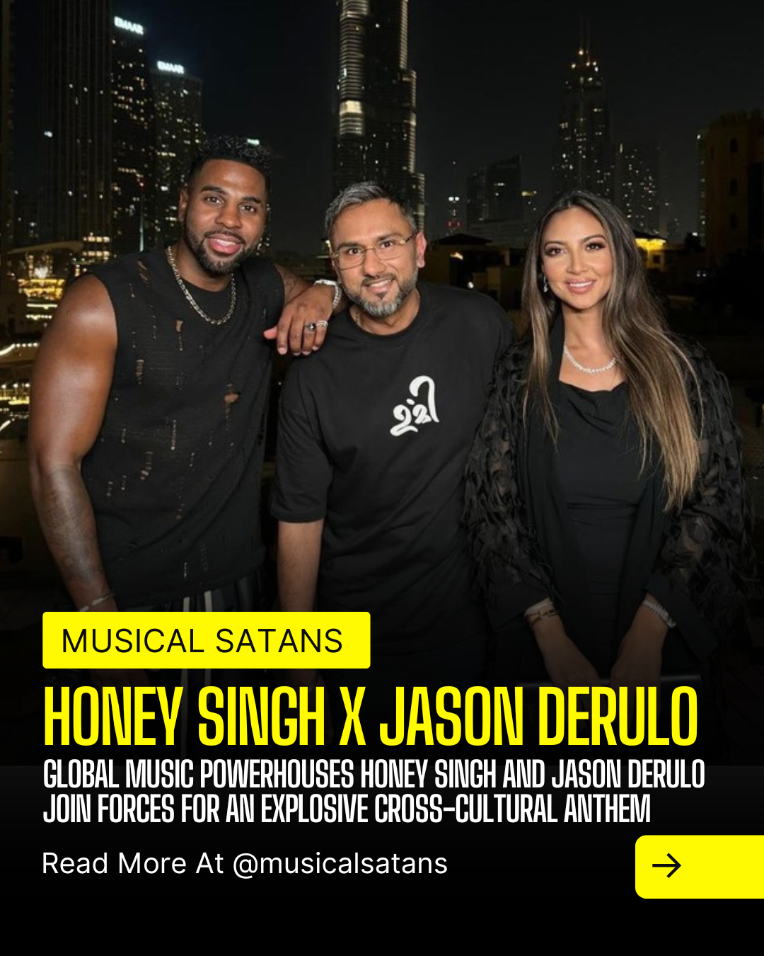 Honey Singh With Jason Derulo In Dubai