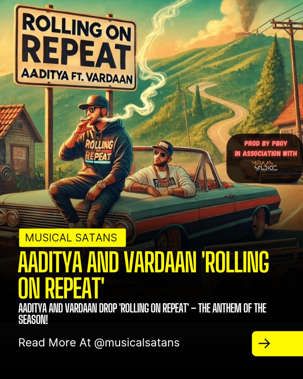 Aaditya Featuring Vardaan - Rolling On Repeat