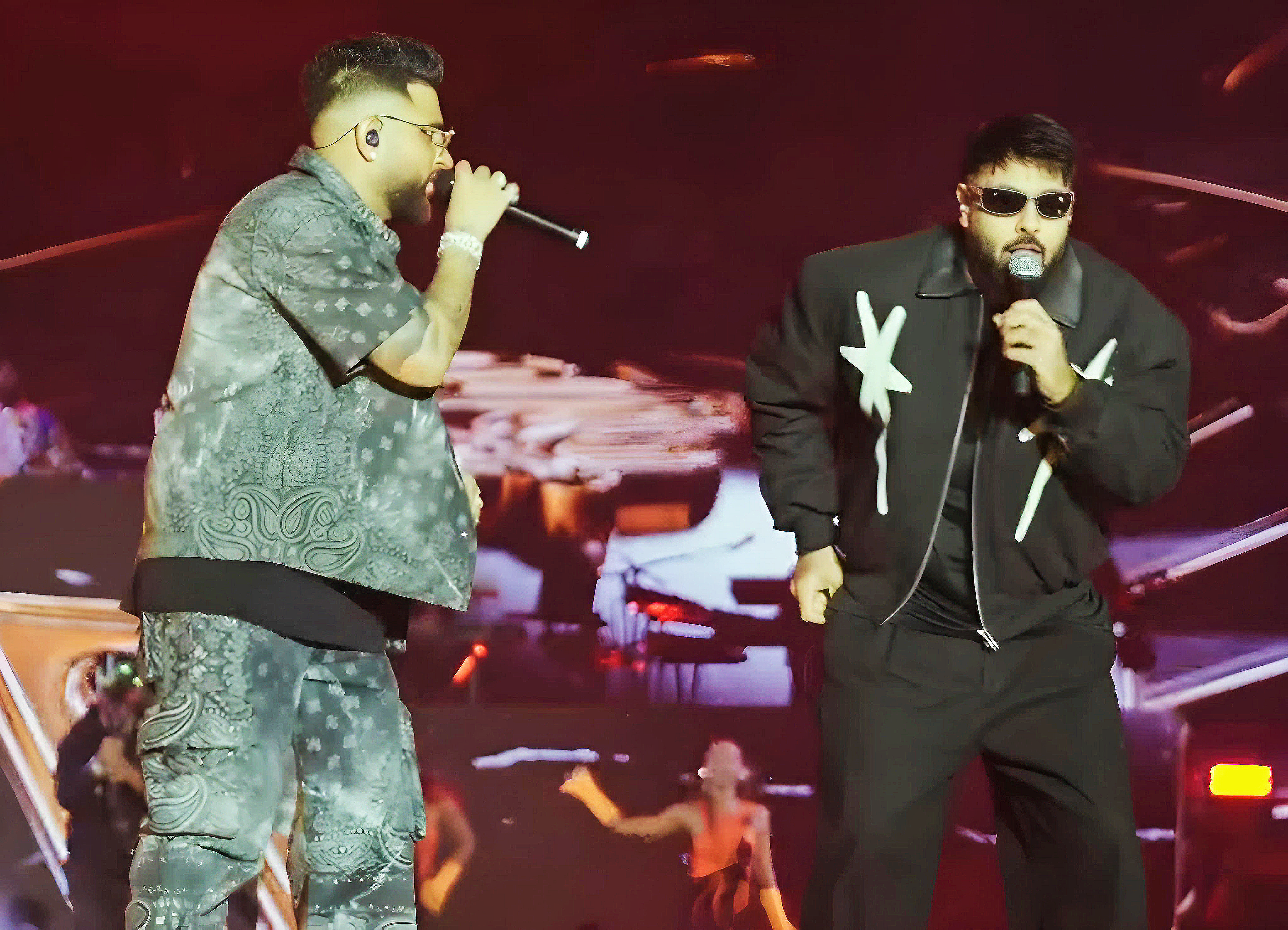 Karan Aujla With Badshah In Delhi Live Show 