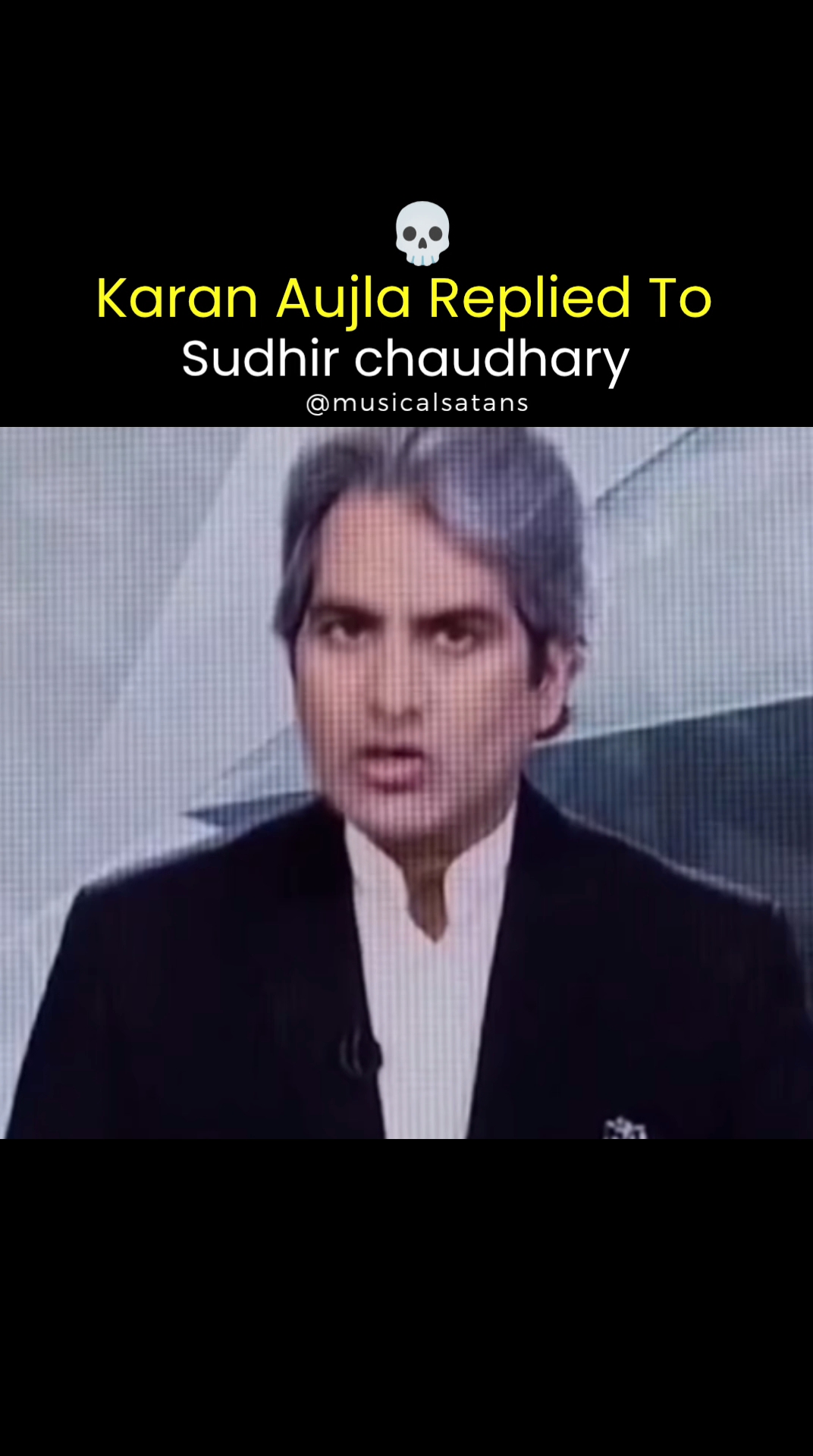 Karan Aujla Replied Sudhir Chaudhary