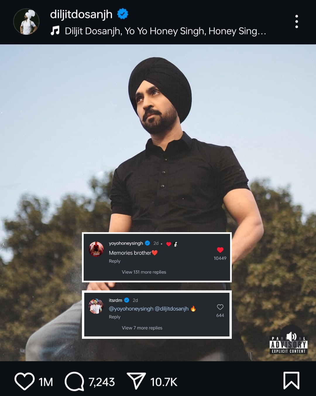 Diljit Dosanjh Post