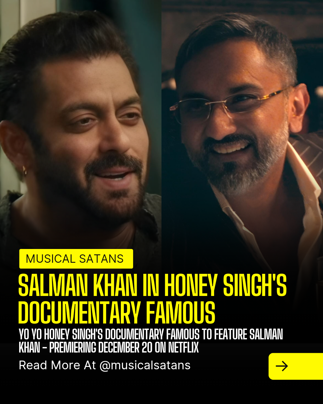 Salman Khan In Honey Singh Documentary Famous 