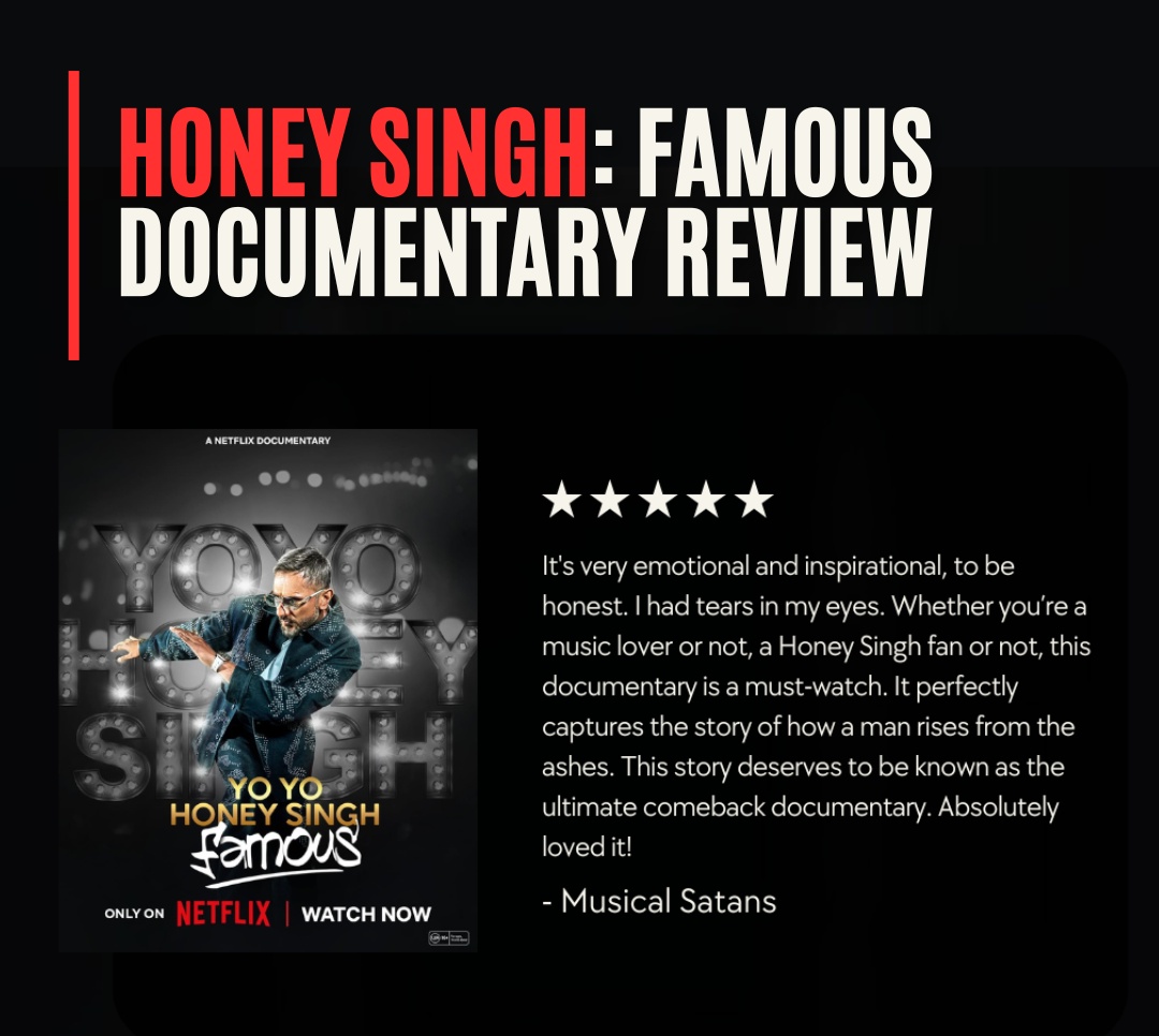 Honey Singh Documentary Famous Review