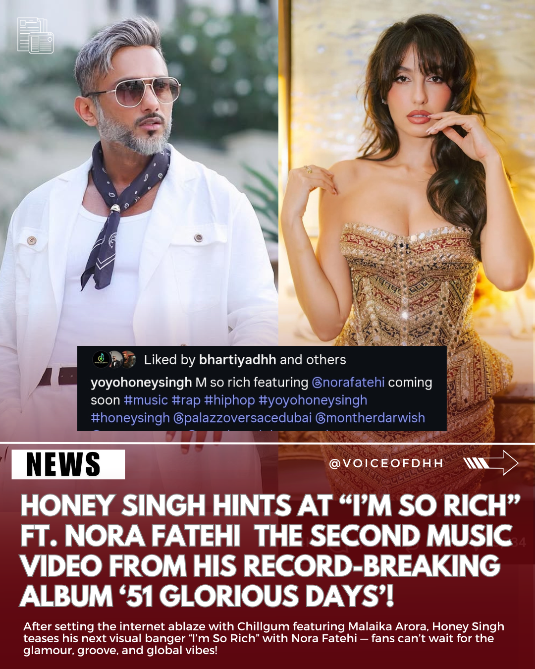 Honey Singh x Nura Fatehi 
