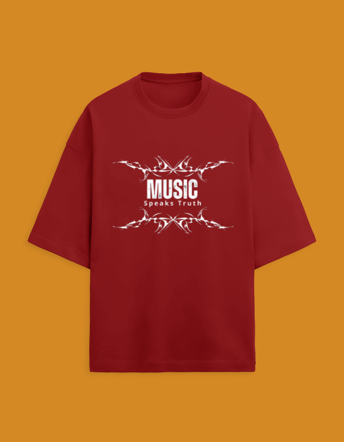 RhythmCore Oversized Terry T-Shirt